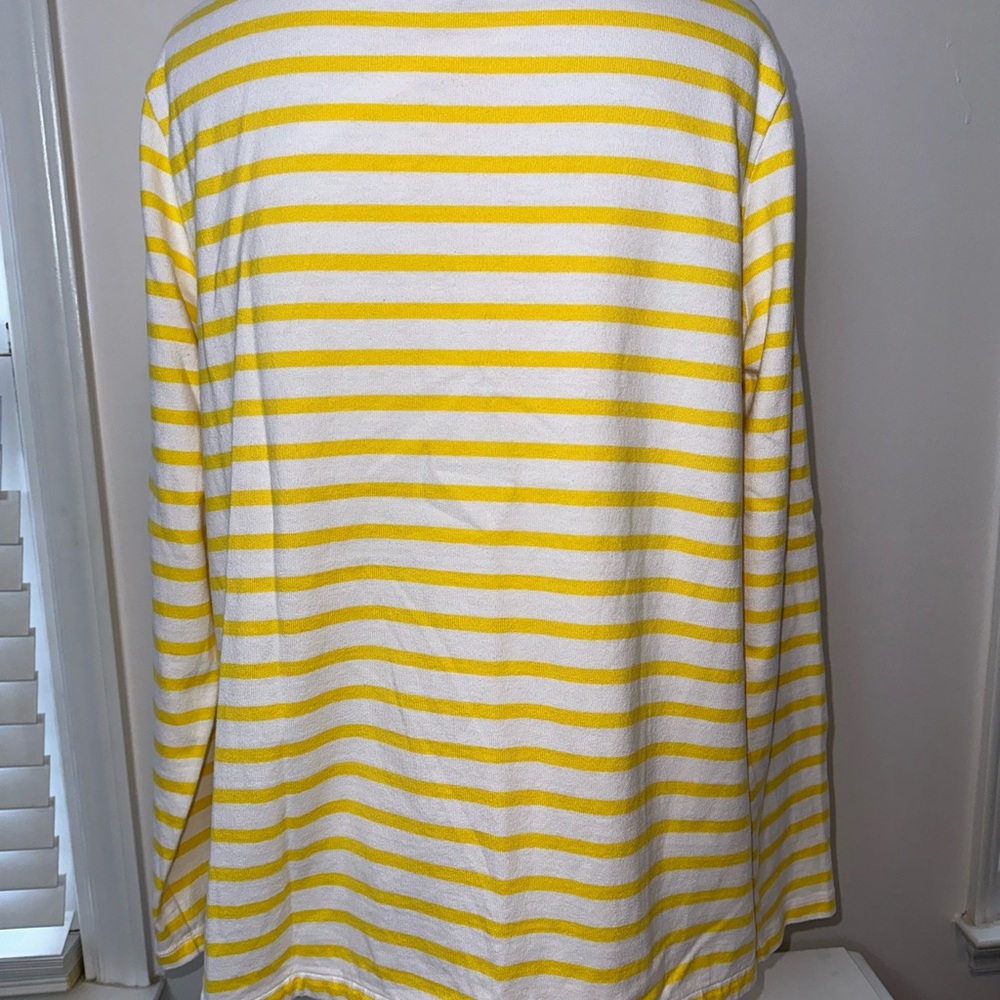 Vineyard Vine Stripe Boat neck long sleeve shirt - Picture 3 of 6
